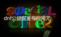 dnf公益服发布网网无cd（dnf公益服发布网怎么赚钱）